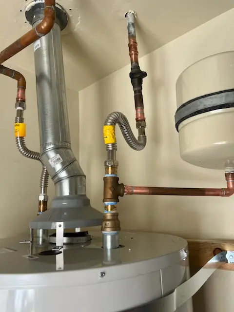 Water heater installation and plumbing repair in Kimball